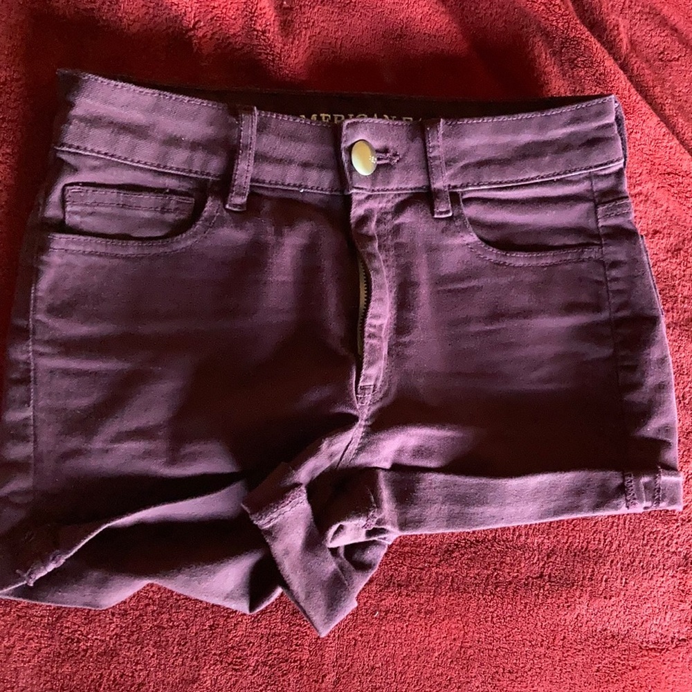 Maroon shorts